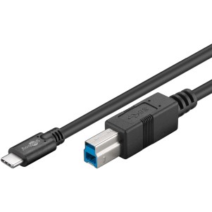 Cavo da USB-C™ a USB-B, 1 mt, nero