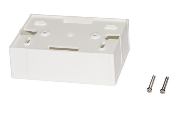 SCATOLA A MURO PER PLACCHE RJ45 COLORE CHIARO