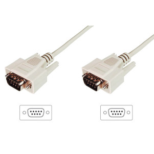 CAVO PROLUNGA PER MODEM- MOUSE ECC. PIN-TO-PIN (MODEM CABLE) 9 POLI MASCHIO/MASCHIO MT.3 (AK 174 3M)