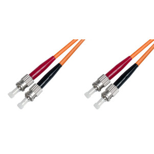 CAVO FIBRA OTTICA ST A ST MULTIMODE DUPLEX 50/125 MT.5