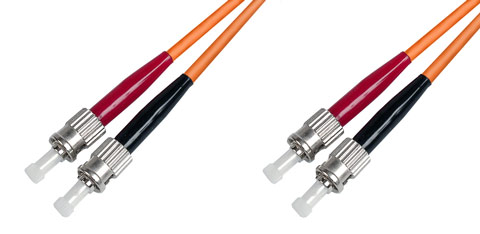 CAVO FIBRA OTTICA ST A ST MULTIMODE DUPLEX 50/125 MT.5