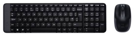 KIT TASTIERA E MOUSE WIRELESS MK220 LOGITECH