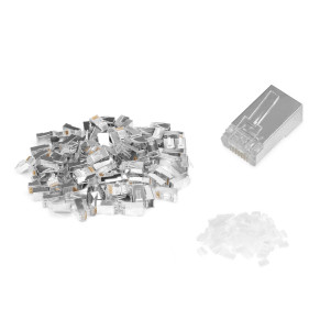 Spina modulare CAT 6 per cavi rotondi - 100 pezzi