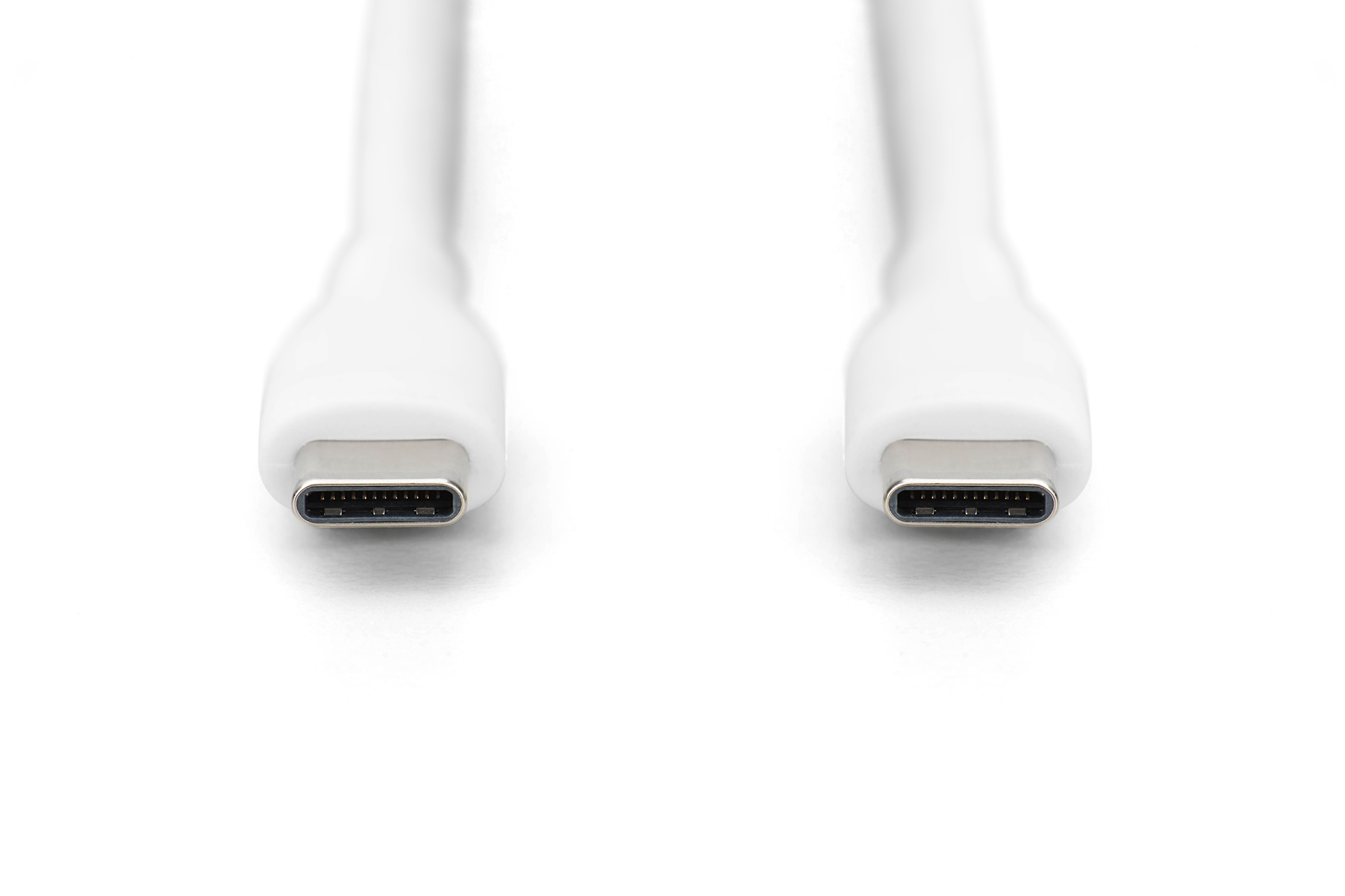 CAVO RICARICA GUAINA SILICONE USB-C / USB-C 2m, USB 2.0, 60W, BIANCO