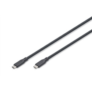 CAVO GUAINA SILICONE USB-C / USB-C 0.5m, USB 4.0 Gen3, 40G, 240W, 8K, NERO