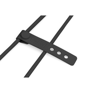 DIGITUS Cavo di collegamento in silicone Lightning,USB-A-Lightning 1 mt, nero