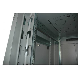 ARMADIO 42 UNITA' LINEA PROFESSIONALE (A)2020 X (L)600 X (P)800 MM. COLORE NERO RAL9005