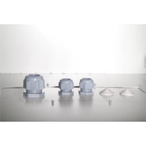 ARMADIO RACK 19" PER RETI DA ESTERNO PROTEZIONE IP55 9 UNITA' 600x450x579 MM. (LxPxA)
