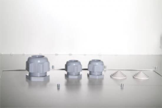 ARMADIO RACK 19" PER RETI DA ESTERNO PROTEZIONE IP55 9 UNITA' 600x450x579 MM. (LxPxA)