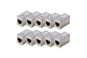 Accoppiamento modulare CAT 6, schermato - 10 pezzi