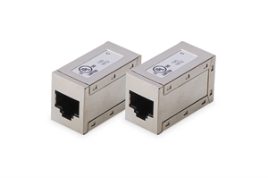 Accoppiamento modulare CAT 6, schermato - 2 pezzi