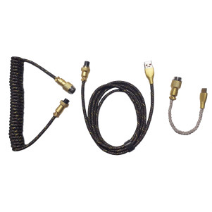 Coppia cavi Aviator gold 3parts RGB