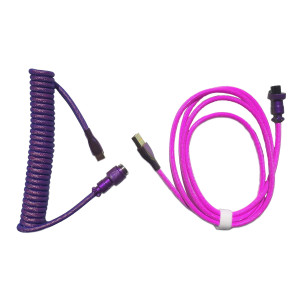 Coppia cavi Aviator viola/violetto