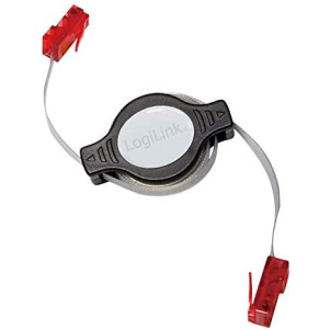 CAVO PATCH CAT 5E  RETRATTILE 1,5 M  2 x RJ45