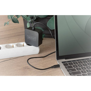 DIGITUS Caricatore per notebook USB-C, 65W