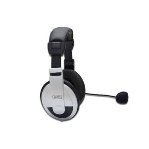 CUFFIE MULTIMEDIA CON MICROFONO, CONTROLLO VOLUME, AURICOLARI IMBOTTITI