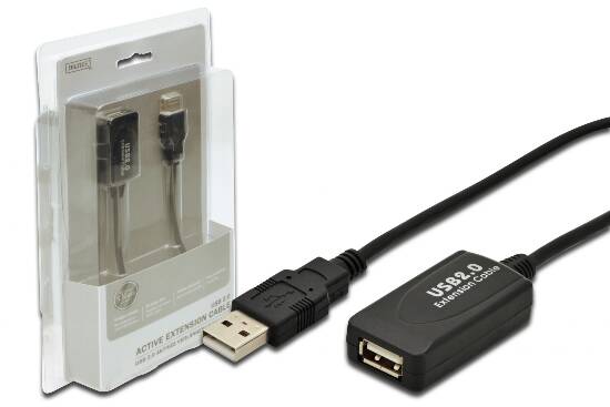 ESTENSORE DI LINEA USB 2.0 MASCHIO/FEMMINA CON CAVO DA MT. 5