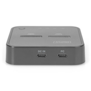 Dual M.2 NVMe SSD Docking Station with Offline Clone Function, USB-Cª