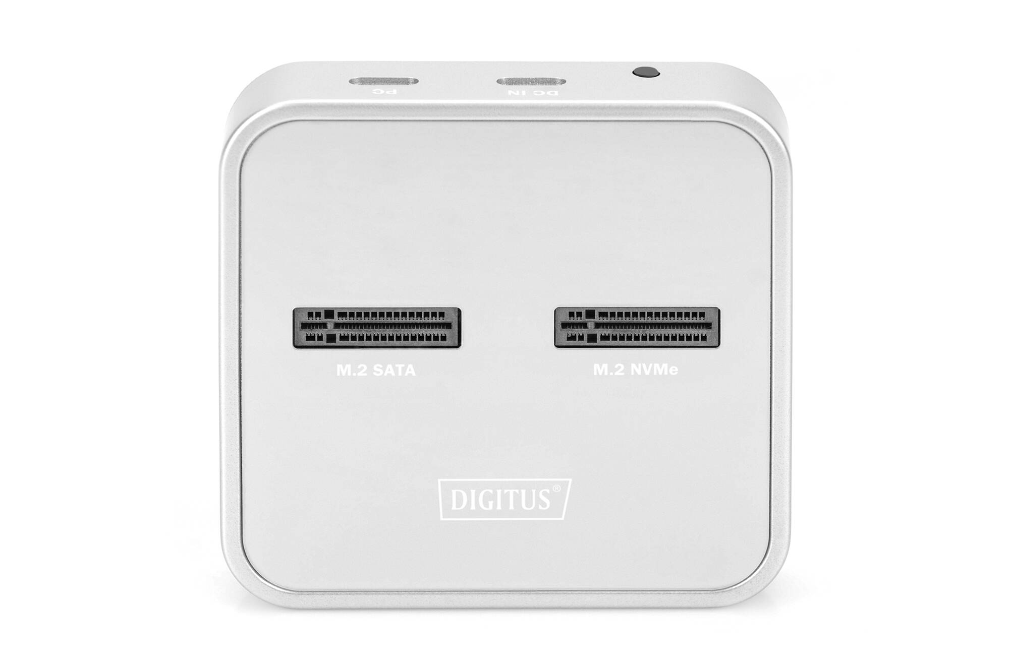 DIGITUS Docking station SSD M.2 NVMe + M.2 SATA con lettore schede SD-Express, USB-Cª