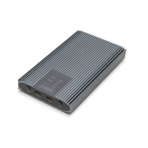 DIGITUS USB M.2 NVMe Clonestation, SSD, NVMe, 20Gbit, USB 3.2 Gen2, Alluminio, senza attrezzi