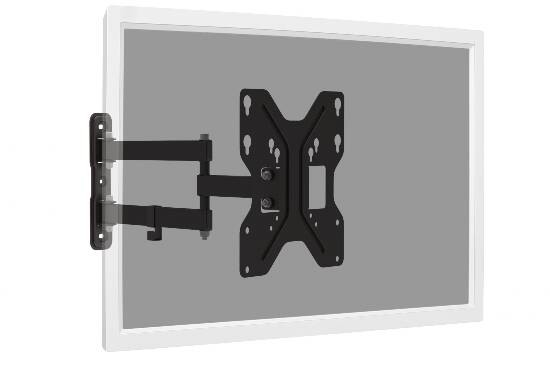 SUPPORTO A PARETE A DUE SNODI PER SCHERMI LED/LCD