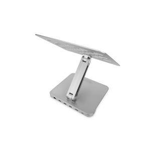 Supporto regolabile da Notebook/Tablet con 6 porte USB-C-HDMI-rete-USB