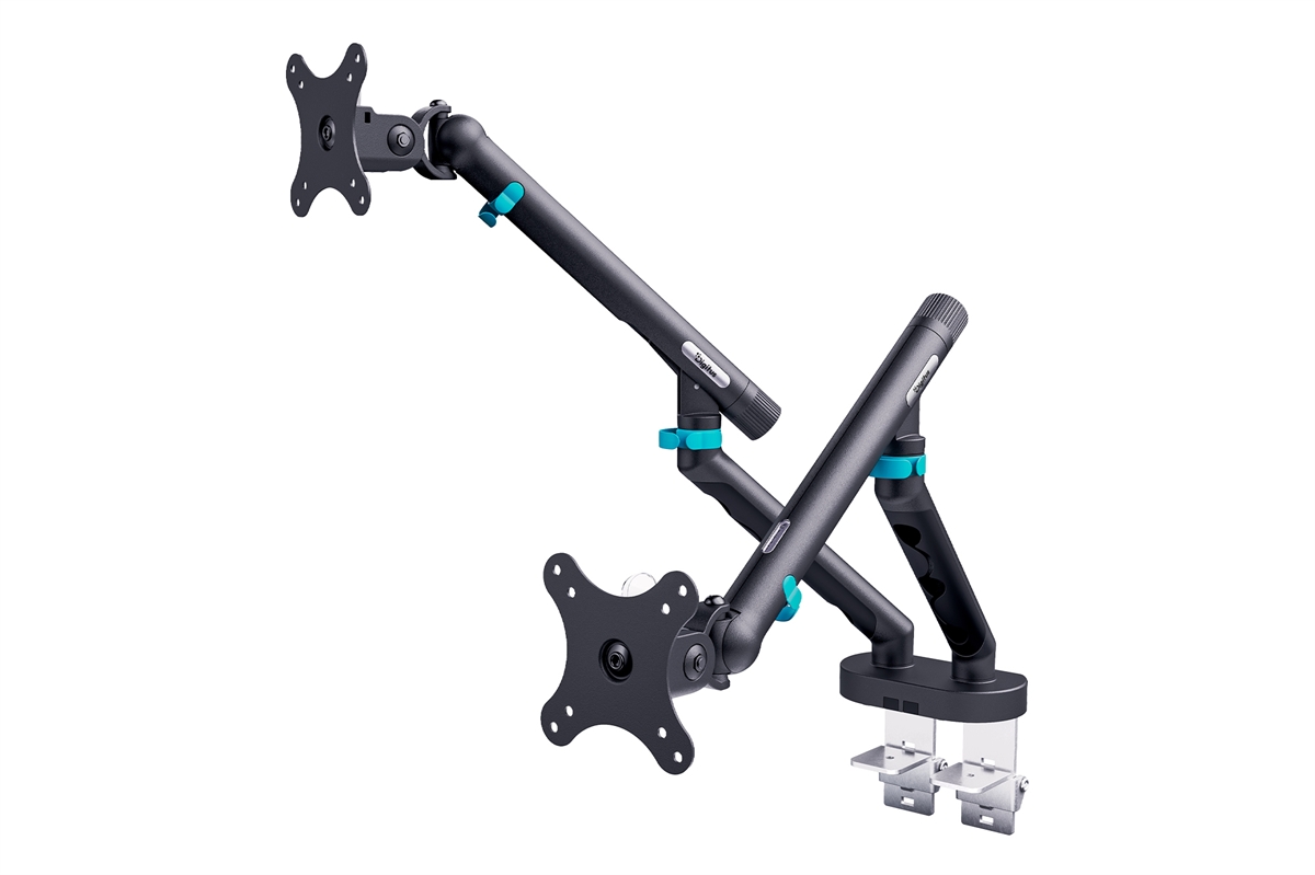 Supporto per monitor a doppio design, 2x 35", 2x 10 kg
