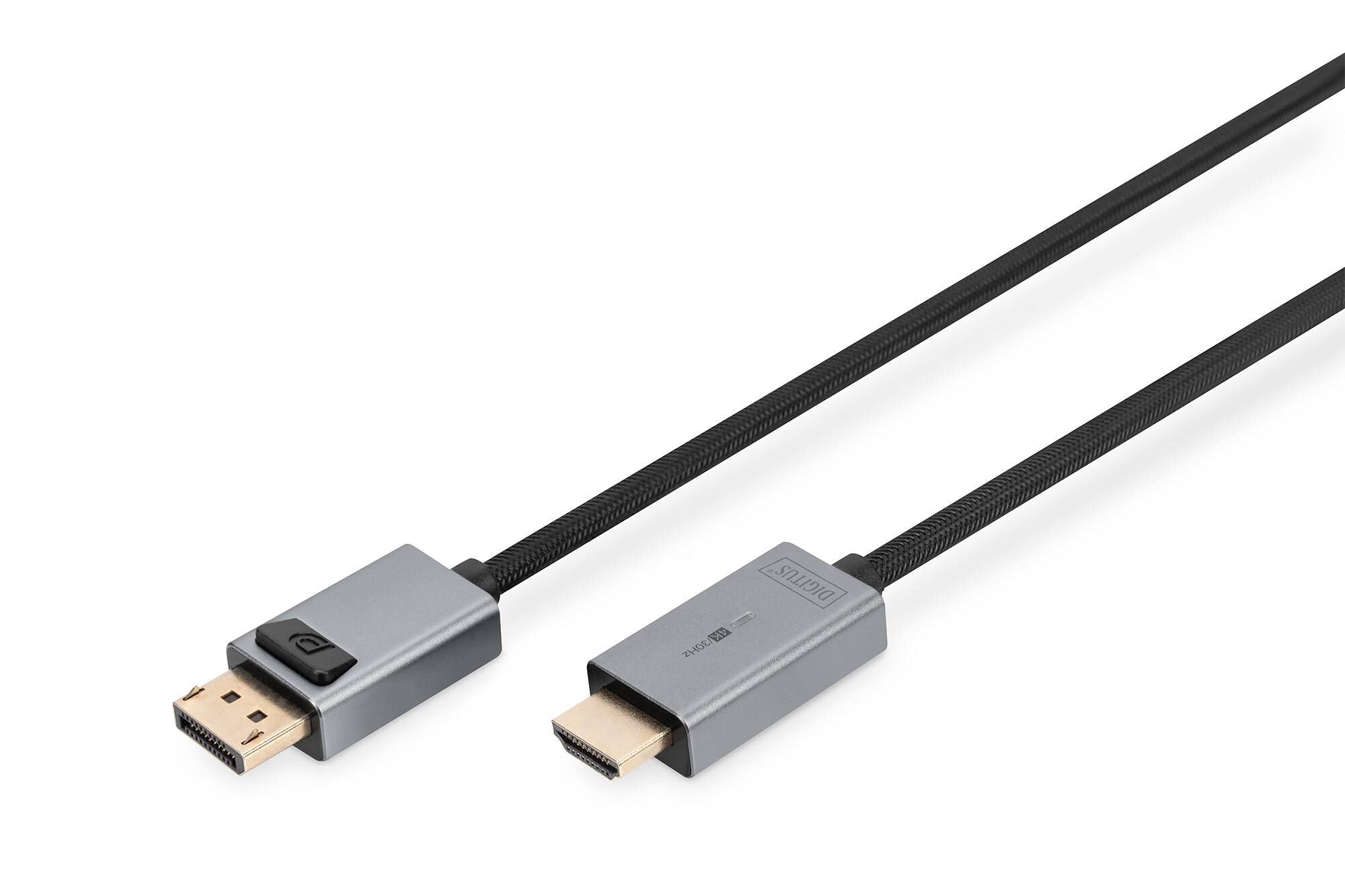 DIGITUS Cavo adattatore DisplayPort 4K, DP - HDMI tipo A mt 1