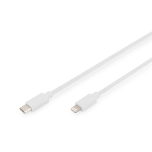 DIGITUS Cavo dati/di ricarica, Lightning-USB-Cª, MFI, 1m