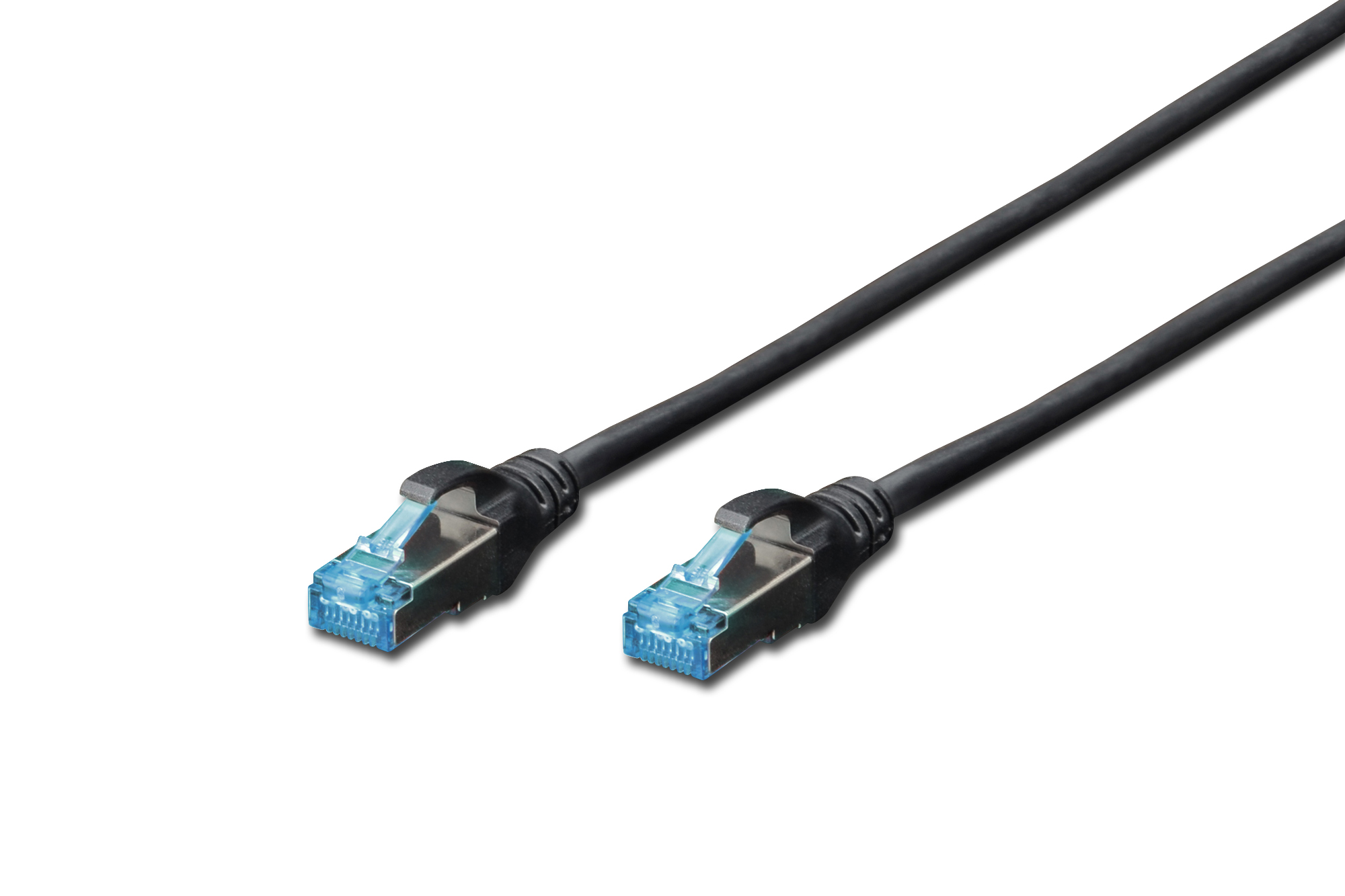 CAVO RETE SCHERMATO SF/UTP IN RAME CAT. 5E COLORE NERO MT. 1