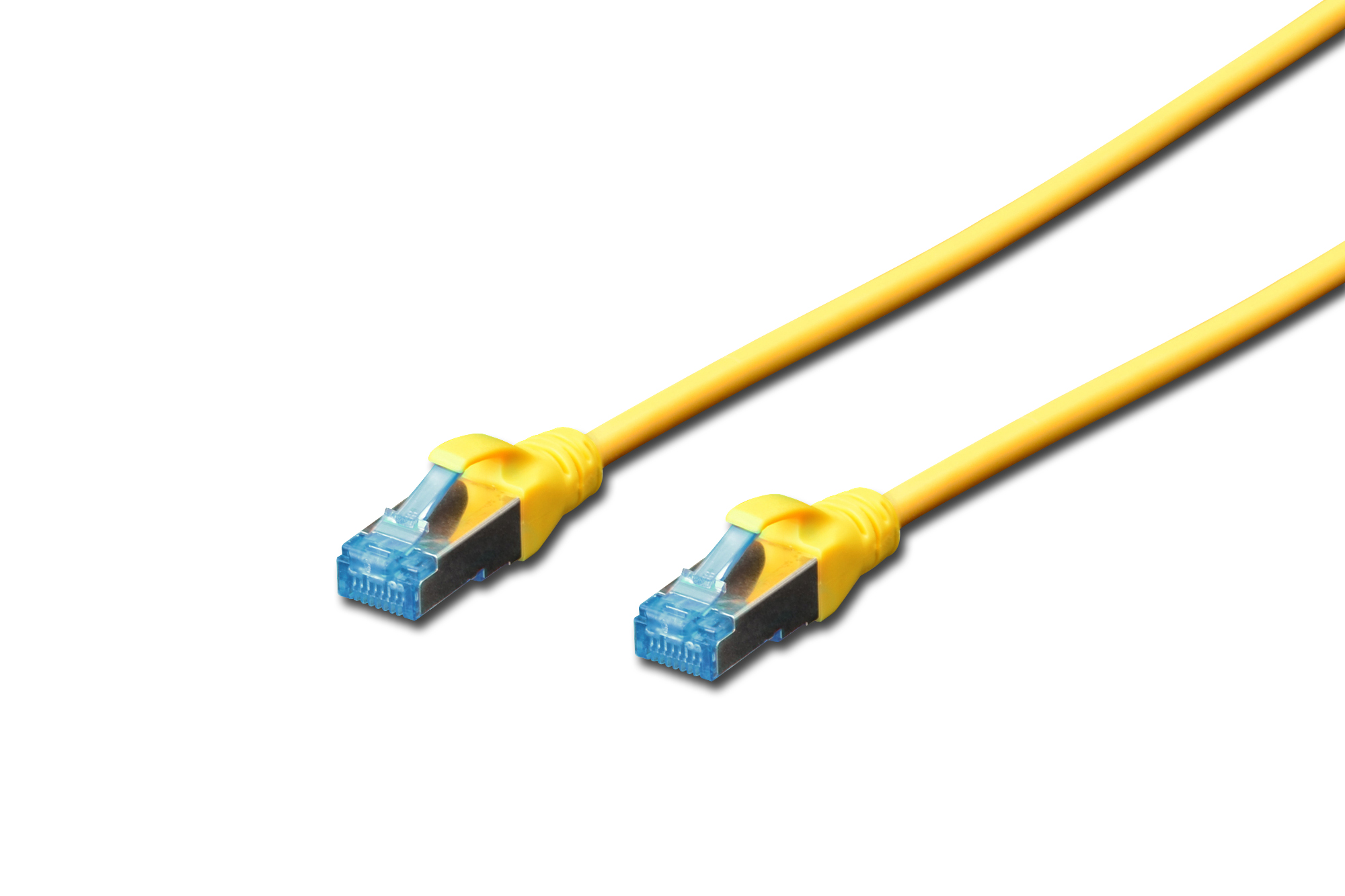 CAVO RETE SCHERMATO SF/UTP IN RAME CAT. 5E COLORE GIALLO MT. 5