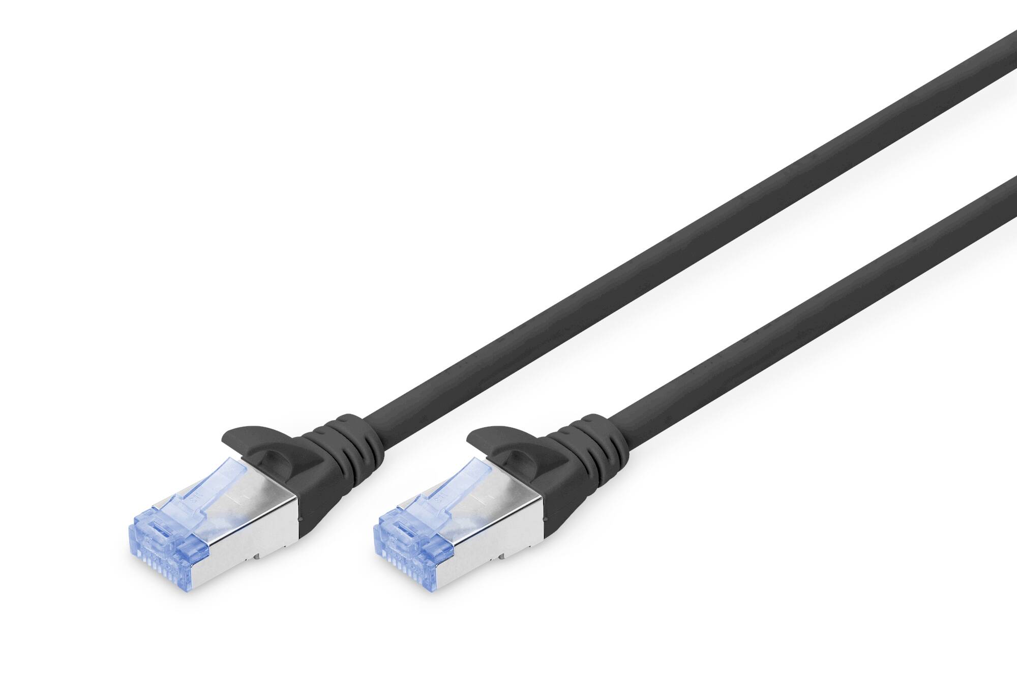 CAVO RETE CAT 5E SCHERMATO SF/UTP COLORE NERO MT 1 DIGITUS