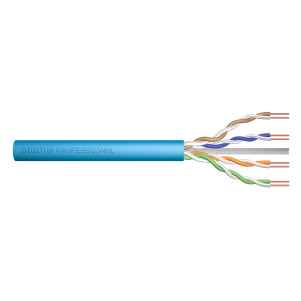CAVO RETE CATEGORIA 6A U/UTP NON SCHERMATO MATASSA MT 500 CLASSE CPR: ECA AWG23 HALOGENFREE