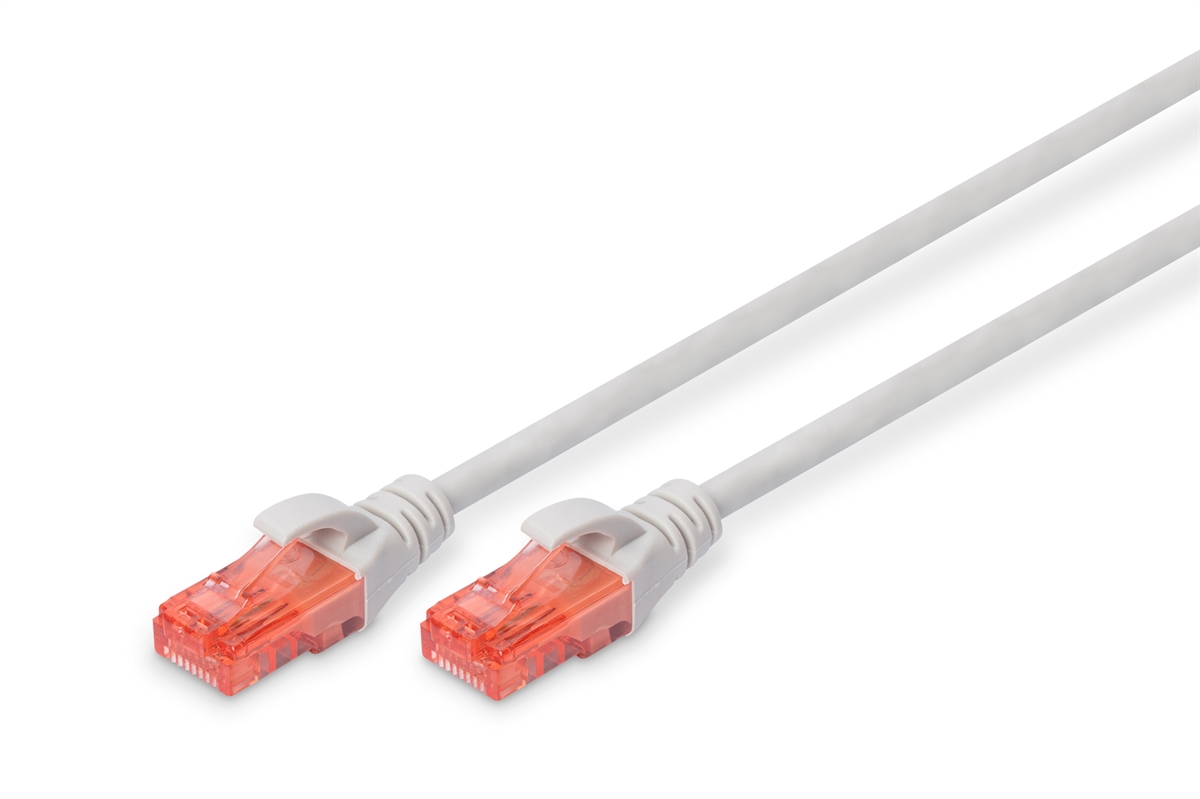CAVO PATCH U/UTP CAT 6 - LSZH 2,5 MT. COLORE GRIGIO