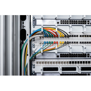CAVO RETE CAT 6 U-UTP RAME LSZH SLIM 0.3 m, GIALLO, 10 PEZZI