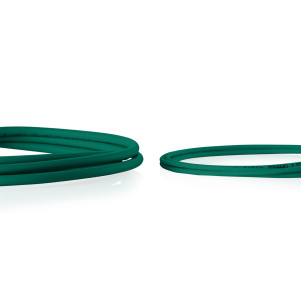 CAVO RETE CAT 6 U-UTP RAME LSZH SLIM 2 m, VERDE, 10 PEZZI