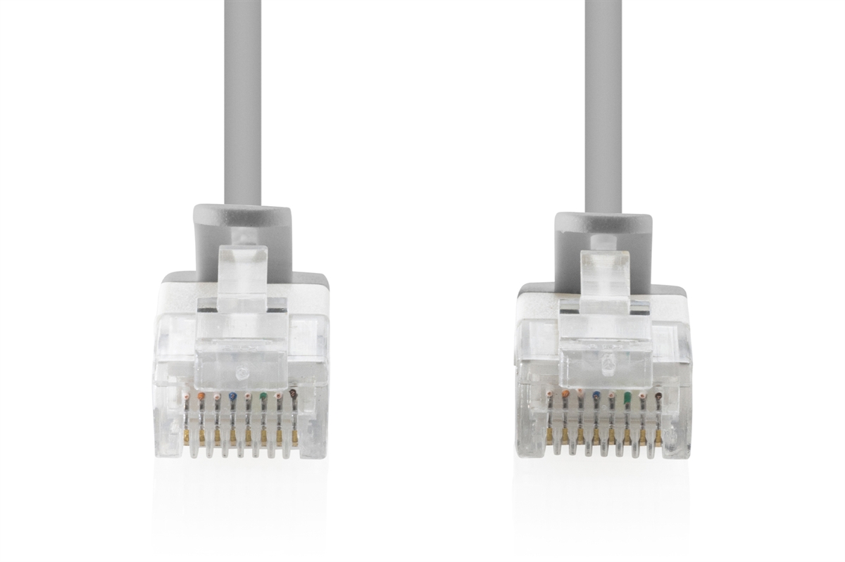 CAVO RETE CAT 6 U-UTP RAME LSZH SLIM 1.5 m, GRIGIO