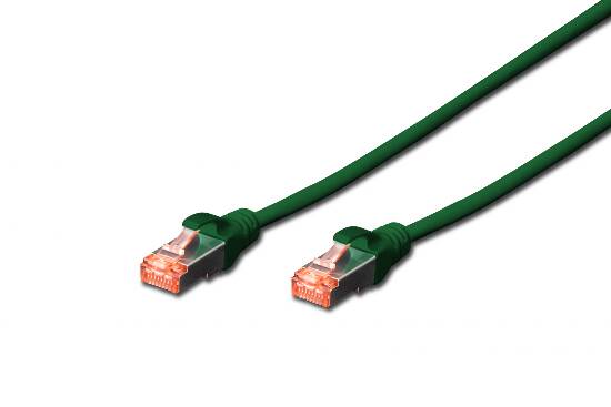 CAVO RETE S-FTP CAT.6 DOPPIA SCHERMATURA LS0H COLORE VERDE MT. 0,5