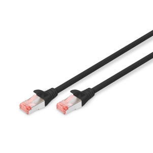 CAVO RETE S-FTP CAT.6 DOPPIA SCHERMATURA LS0H COLORE NERO MT. 1
