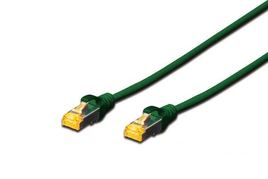 CAVO RETE S-FTP CAT.6A DOPPIA SCHERMATURA LSOH COLORE VERDE MT. 5
