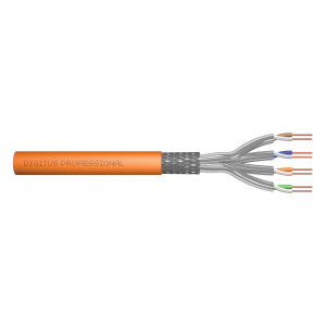 DIGITUS Cavo di installazione con doppino intrecciato CAT 7 S-FTP, AWG 23/1 1000 M