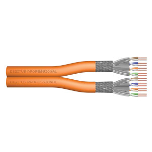 CAVO DI RETE DUPLEX CAT 7 SCHERMATO S-FTP AWG 23/1 CLASSE CPR DCA MATASSA MT 100