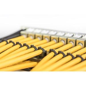 Cavo di installazione con doppino intrecciato CAT 7A S-FTP, 500 MT. Simplex, B2ca. colore: GIALLO