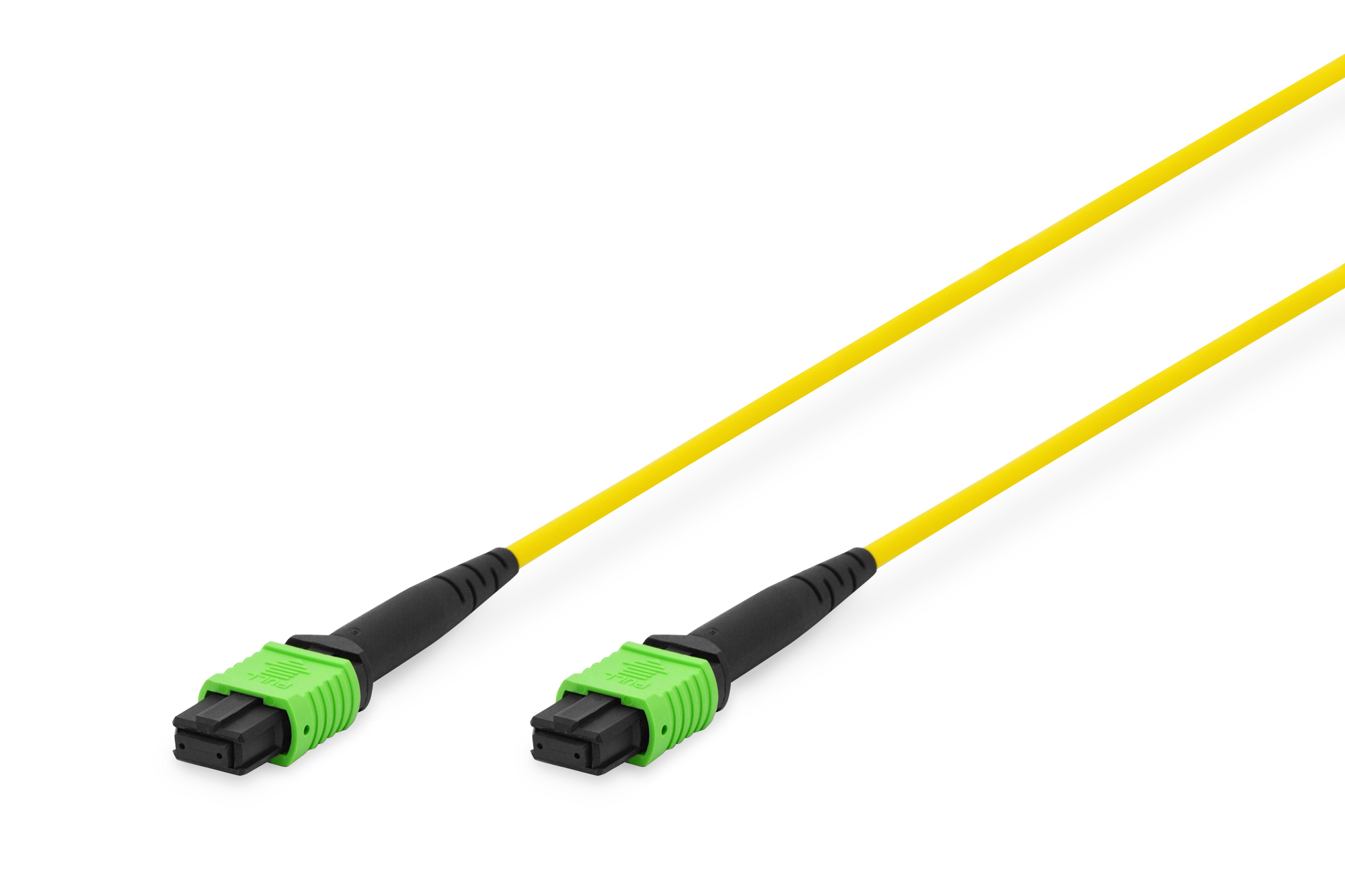 DIGITUS Cavo patch in fibra ottica, MPO, presa, OS2, metodo A, 1 mt. Colore giallo