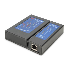 DIGITUS Tester per cavi, rete, RJ45, Tester su un solo lato
