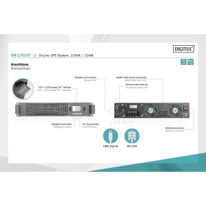 GRUPPO DI CONTINUITA' 10 kVA/ 10 kW ONLINE SENZA BATTERIE INTERNE