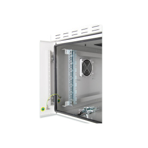 ARMADIO RACK 19" PER RETI DA ESTERNO PROTEZIONE IP55 12 UNITA' (AxLxP) 713x600x600 MM