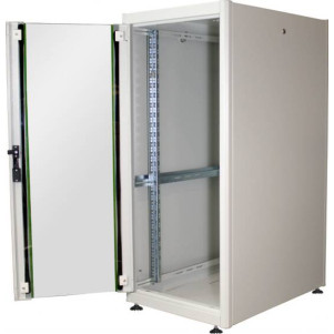 ARMADIO 32 UNITÀ 19" PER RETI E SERVER MISURE (A)1566 X (L)600 X (P)800 MM. COLORE GRIGIO CHIARO