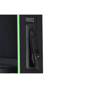 ARMADIO 42 UNITÀ 19" PER RETI E SERVER MISURE (A)2010 X (L)800 X (P)800 MM. COLORE NERO
