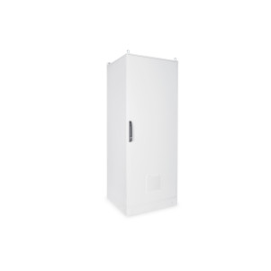 ARMADIO 42 UNITÀ 19" PER RETI MISURE (A)2100 X (L)800 X (P)800 MM. COLORE GRIGIO CHIARO DA ESTERNO IP55
